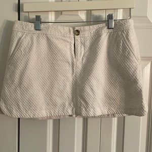Lilly Pulitzer White Lorelei Skort Size 6